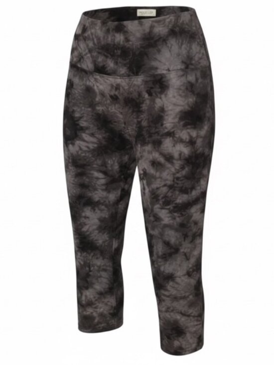 Rachel Zoe Pants - Rachel Zoe Lilac Grey Tie Dye High Rise Leggings